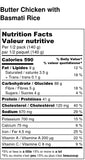 Butter Chicken Curry     (Freeze-dried)